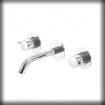 Steinberg Serie 100 3-Loch Waschtisch-Armatur, Ausladung: 185 mm, chrom