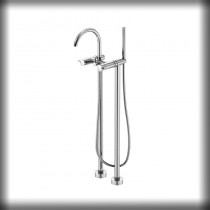 Steinberg Serie 100 Freistehende Wannen-Armatur, chrom
