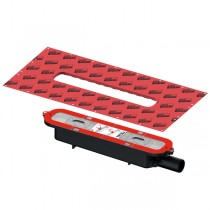 TECE drainprofile Ablauf "flach" Auslauf DN 40 seitlich, 0,53 l/s