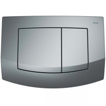 TECEambia WC-Betätigungsplatte Chrom matt Zweimengentechnik