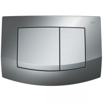 TECEambia WC-Betätigungsplatte Chrom Rahmen glänzend Tasten matt Zweimengent.