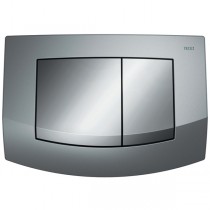 TECEambia WC-Betätigungsplatte Chrom Rahmen matt Tasten glänzend Zweimengent.