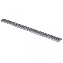 TECEdrainline Designrost "basic" 800 mm Edelstahl gebürstet, gerade