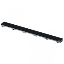 TECEdrainline Glasabdeckung, schwarz satiniert, 800 mm