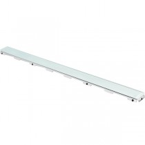 TECEdrainline Glasabdeckung grün 700 mm Edelstahl poliert, gerade