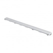 TECEdrainline Glasabdeckung weiß 900 mm Edelstahl poliert, gerade