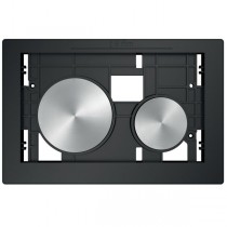 TECEloop Betätigungseinheit für WC-Bet., Tasten Edelstahl rundgeb.