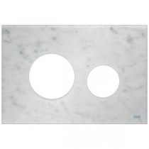 TECEloop Blende für WC-Betätigungsplatte Mamor weiß