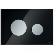 TECEloop WC-Betätigungsplatte Glas schwarz T. Chr. M. Zweimengentech.