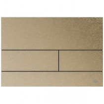 TECEsquare II Metall WC-Betätigungsplatte für Zweimengentechnik, nickel gebürstet (mit Antifingerprint) AFP