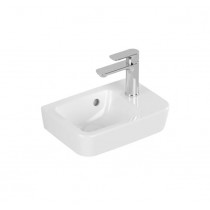 VB Handwaschbecken Compact O.novo 434336 360x250mm Eckig Weiß Alpin CeramicPlus