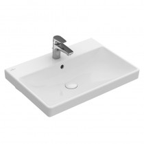 VB Waschbecken Avento 415860 600x470mm Rechteck Stone White CeramicPlus