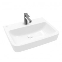 VB Waschbecken O.novo 4A416L 600x460mm Eckig Weiß Alpin CeramicPlus