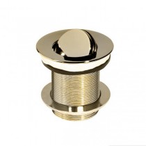 Victoria & Albert Universaler Ablauf für Wannen ohne Überlauf mit Klappverschluss KIT12 polished brass