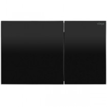 Viega WC Betät.-Pl. Visign for More 200 8620.1 aus Glas in tiefschwarz