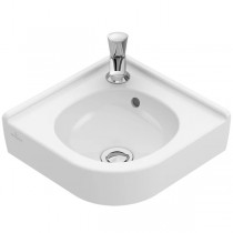 VB Eck-HWB O.novo 7310 320mm Schenkll f 1-L Arm,HL durchgest m ÜL Weiß AlpinC+
