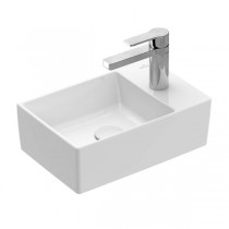 VB Handwaschbecken Memento 2.0 43234G 400x260mm Rechteck Weiß Alpin