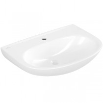 VB Waschbecken O.novo 650x480mm Oval 1HL. ohne Überlauf Weiß Alpin