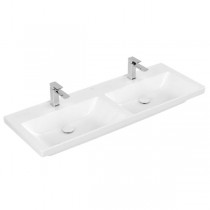 VB SchrankDWT Subway 3.0 1300x470mm re-eckig 2HL. o. ÜL. Weiß Alpin