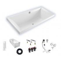 Villeroy & Boch Squaro 1800x800 Rechteck Badewanne UBQ180SQR2V-01