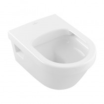 Villeroy & Boch Tiefspül-WC spülrandlos Architectura 5684R2 370x530mm wandh Weiß Alpin