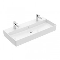 VB Waschbecken Memento 2.0 4A221L 1000x470mm Rechteck Weiß Alpin