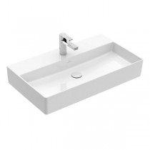 VB Waschbecken Memento 2.0 4A228L 800x470mm Rechteck Weiß Alpin C+