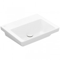 VB Waschbecken Subway 3.0 58 550x440mm Rechteck o. ÜL. Weiß Alpin CeramicPlus