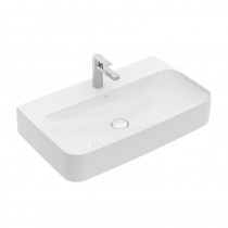 Villeroy & Boch WT Finion 4168 800x470mm mittl HL durchgest o ÜL eck geschl Weiß Alpin C+