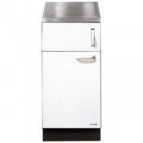 Wamsler Beistellherd K 140 Stahlplatte weiß, K 140 S