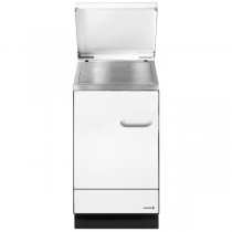 WAMSLER Küchenofen/Beistellherd, Stahlplatte mit Abdeckhaube, 5 kW, weiß