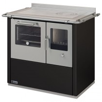WAMSLER Küchenofen M 90, 6 kW, Rauchrohranschluss links, schwarz