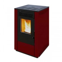 Wamsler Pelletofen WPO 7 Seiten Gerade bordeaux, WPO 7 G 