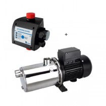 ZEHNDER BlueRock selbstansaugende Kreiselpumpe CPS 15-5 Edelstahl, 230V mit Control AdPro Schaltgerät