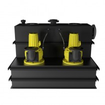 WUZ 100 Doppel 7,5  400 V Abwasser-Hebeanlage