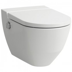 LF Wand-Tiefspül-Dusch-WC CLEANET NAVIA 580x360mm spülrandlos LCC weiß
