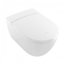 VB Dusch-WC spülrandlos ViClean-I200 595 x385x400mm Oval Weiß Alpin CeramicPlus