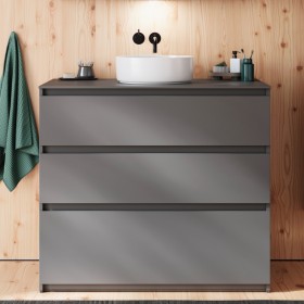 Burgbad Lin20 Waschtischunterschrank 100 (WXOE100) PG2 Acrylfront/Mehrfachlackierung Matt