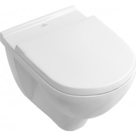 Villeroy & Boch Tiefspül-WC spülrandlos O.novo 5660R0 360x560mm DirectFlush wand Weiß Alpin