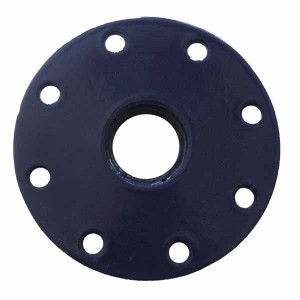 Austria Email Flanschplatte D240 mm mit 6/4" Muffe ohne Dichtung