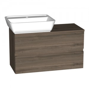 Burgbad Bel Aufsatzwaschtisch+Unterschrank asym. 855 PG2  