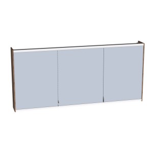 Burgbad Yso Spiegelschrank + Lichttemperatur Steuerung PG2 mit horizontaler LED - Beleuchtung