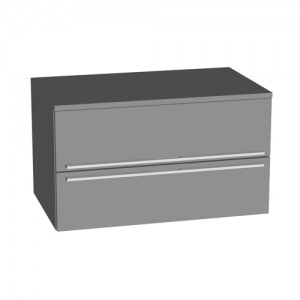 Burgbad Bel Unterschrank 800 x 487 mm PG3 Lackfront Hochglanz  
