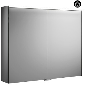 Burgbad Fiumo Spiegelschrank 800 mit horizontaler LED-Beleuchtung (SPIY080)