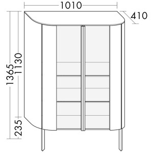Burgbad Lavo 2.0 Hochschrank (SGCI101)
