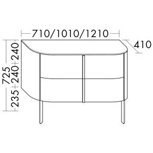 Burgbad Lavo 2.0 Unterschrank (SGCM121)