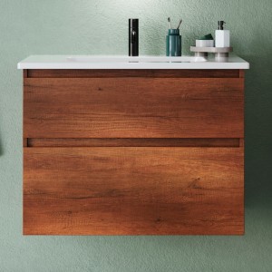 Burgbad Lin20 Keramik-Waschtisch inkl. Waschtischunterschrank 063 (SGHF063) PG1 Melamin