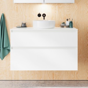 Burgbad Lin20 Waschtischunterschrank 100 (WXOD100) PG3 Mehrfachlackierung HGL