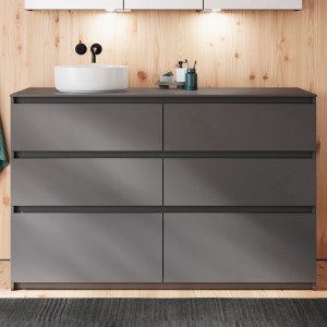 Burgbad Lin20 Waschtischunterschrank 140 (SGRB140) PG2 Acrylfront/Mehrfachlackierung Matt