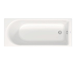 DU Badewanne D-Neo 1700x700mm, weiß, Einbauversion, 1 Rückenschräge